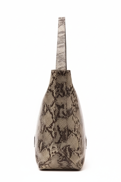 Torba z wzorem pytona - widok z boku